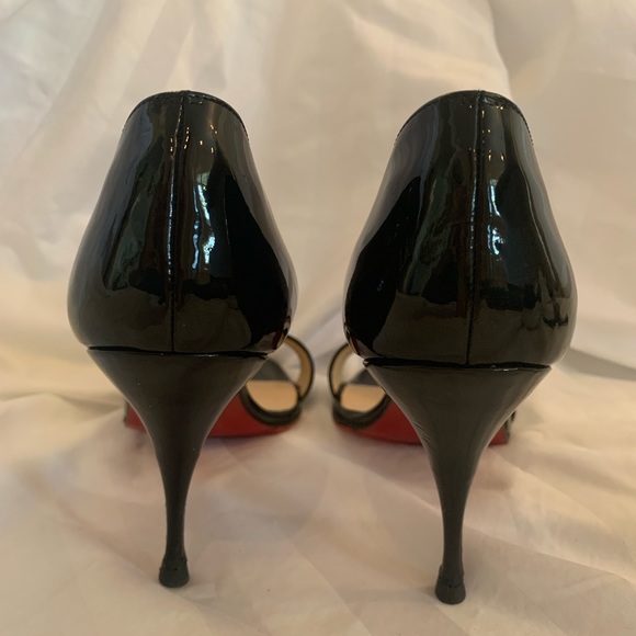 Christian Louboutin patent leather open toe heels - Picture 8 of 8